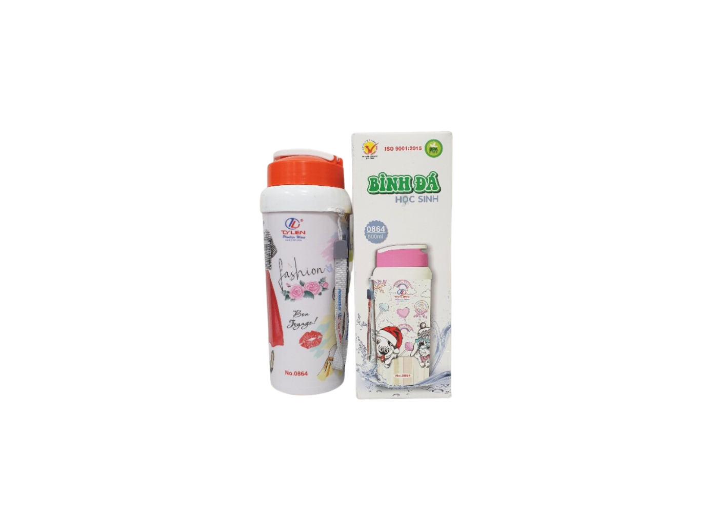 Bình đá học sinh 500ml - Tý Liên 0864